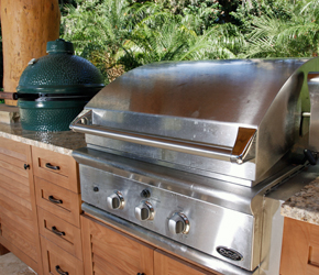 outdoor kitchen